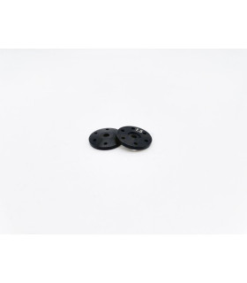 SHOCK ABSORBER PISTON BBS 1.5X6 HOLES BLACK (2 pcs.)