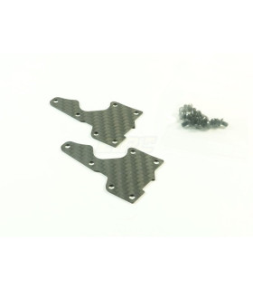 FRONT TRAPEZOID CARBON FIBER COVER 1 MM (2 units) S35