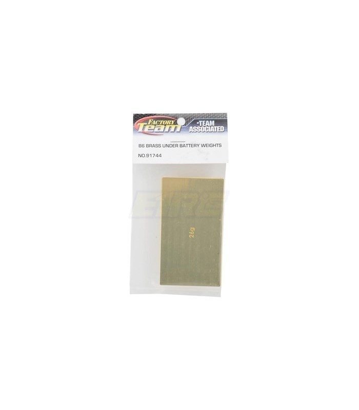 LiPo Battery Brass Weight Plate Set (1x 26g & 1x 43g) - E1rc.com