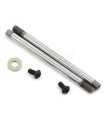 Front shock shaft 3x23mm V2 Chrome (2)