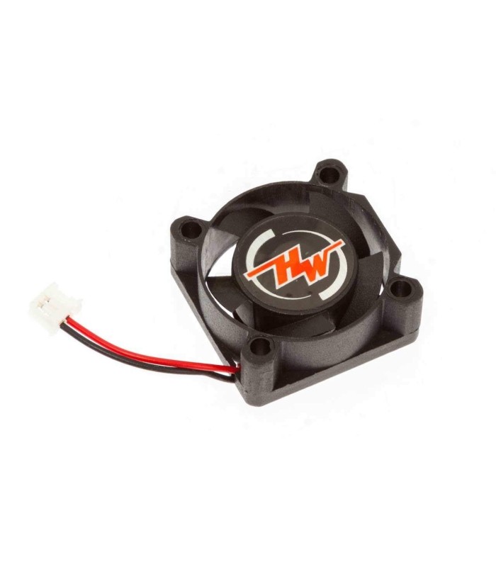 This text seems to describe a Hobbywing fan with the following specifications:- Model: MP2510SH- Voltage: 5V- Speed: 10,000 R - E1rc.com