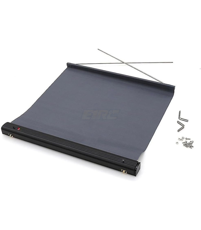 Toldo de lona lateral para techo crawler 1/10 negr - E1rc.com