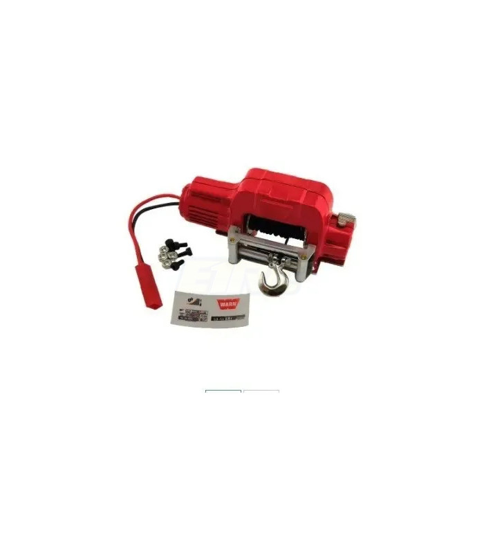 Winch aluminio crawler (6-11,1 V) con cable rojo - E1rc.com