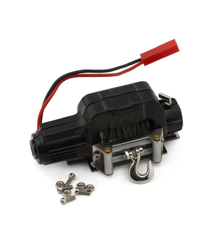 Winch aluminio crawler (6-11,1 V) con cable negro - E1rc.com