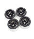Llantas Beadlock aluminio 1.9" negras (4u) - E1rc.com