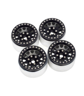 Llantas Beadlock aluminio 1 9  negras  4u 