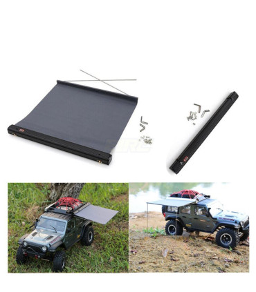 Toldo lona lateral para techo crawler 1/10 plata