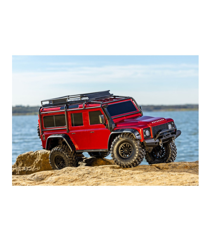 Traxxas TRX4 Defender 1/10 crawler RTR rojo - E1rc.com