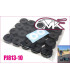 Pack llantas 6mik negras (10 parejas) - E1rc.com