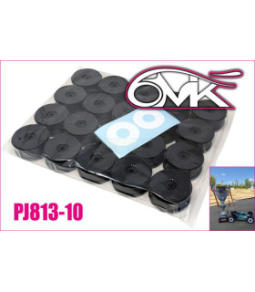 Pack llantas 6mik negras  10 parejas 