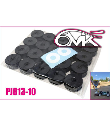 Pack llantas 6mik negras  10 parejas 