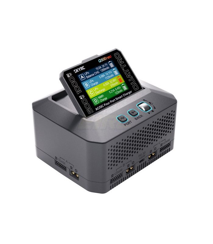 Cargador SkyRc Q500 neo lipo 15A 500W - E1rc.com