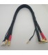 2S Cable de carga 30cm negro (4/5mm,2mm)(4mm,3PIN-XH) - E1rc.com