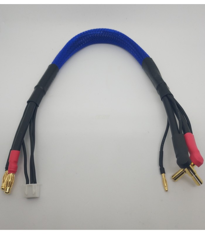 2S Cable de carga 30cm azul(4/5mm,2mm)(4mm,3PIN-XH) - E1rc.com
