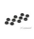 ARANDELAS DE ALUMINIO 3X6X2 NEGRAS (10) - E1rc.com