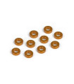 Aluminum washers 3x6x2 orange (10)