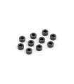 ALUMINUM WASHERS 3x6x3.0MM - BLACK (10)