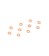 ALU SHIM 3x5x0.5MM - ORANGE (10) - E1rc.com