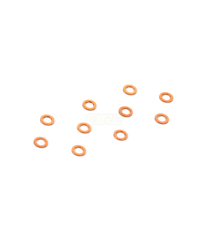 ALU SHIM 3x5x0.5MM - ORANGE (10) - E1rc.com