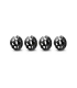 ALUMINUM SPRING RETAINING COLLAR - BLACK (4) - E1rc.com