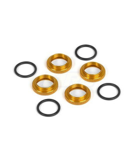ADJUSTABLE ALUMINUM DAMPER + O-RING - ORANGE (4)