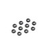 ARANDELA CONICA DE ALUMINIO 3X6X2MM - NEGRO (10) - E1rc.com