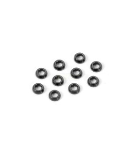 ARANDELA CONICA DE ALUMINIO 3X6X2MM - NEGRO (10)