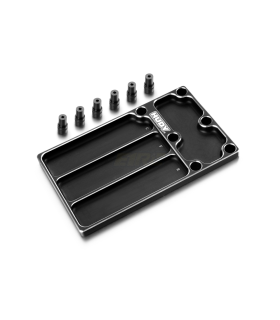 HUDY ALUMINUM TRAY FOR 1/8 OFF-ROAD DIFF ASSEMBLY