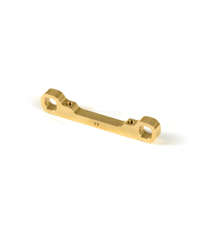 BRASS FRONT LOWER 1-PIECE SUSPENSION HOLDER - FRONT - FF - E1rc.com