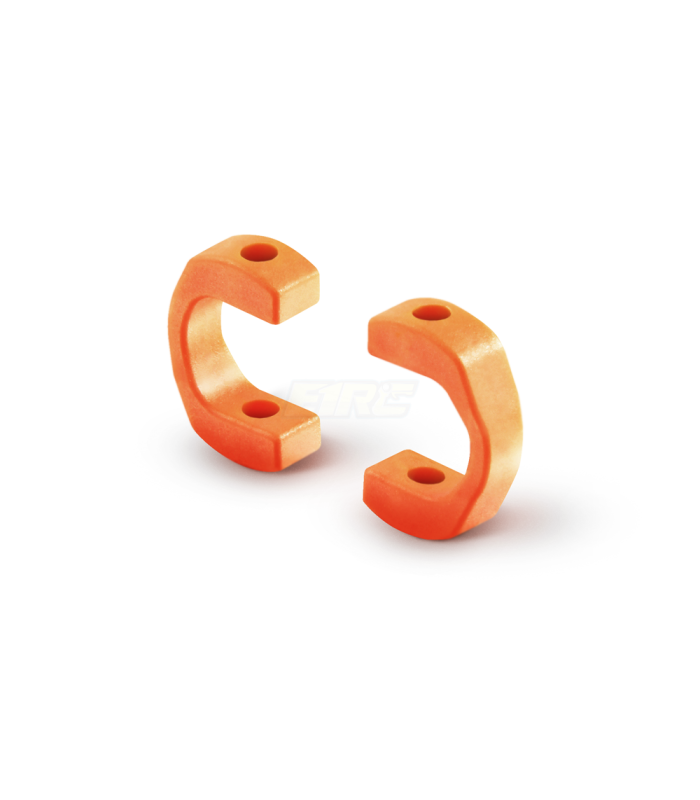 CARDAN JOINT ADAPTER IN HARD ORANGE PLASTIC 3.5 MM (4) - E1rc.com