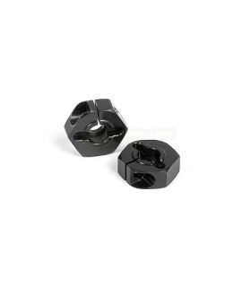 ALUMINUM WHEEL SPACER - OFFSET +0.75MM - BLACK (2)