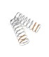 LF Shock Spring Set (front, 1.6×9.0, 4.91lb/in, 57mm, orange) - E1rc.com