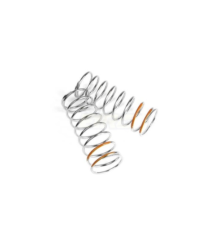 LF Shock Spring Set (front, 1.6×9.0, 4.91lb/in, 57mm, orange) - E1rc.com