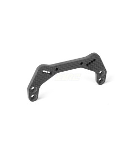 XB21 GRAPHITE SHOCK TOWER - 4-HOLES - FRONT - 3.5MM