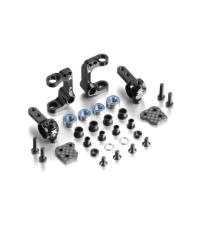 Alu Steering Blocks & C-hubs with Backstop - Set