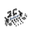 Alu Steering Blocks & C-hubs with Backstop - Set