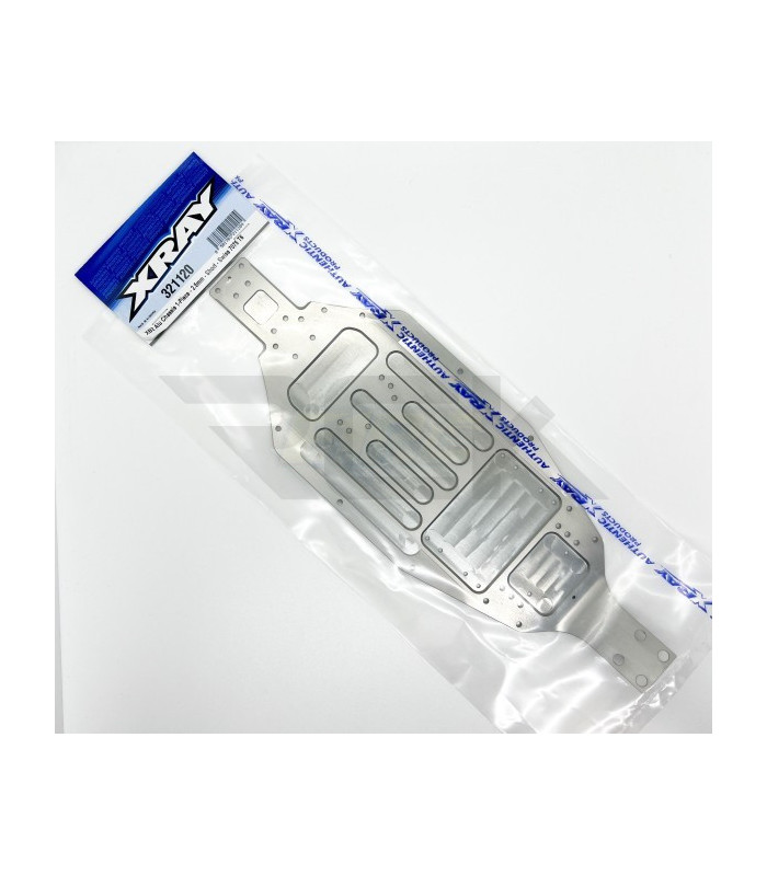 XB2 ALU CHASSIS 1-PIECE - 2.5MM - SHORT - SWISS 70 - E1rc.com