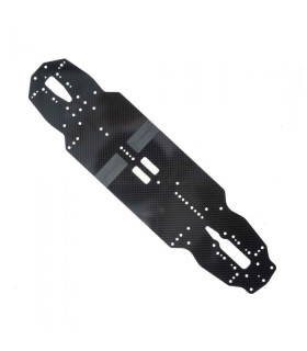 X4 ALU SOLID CHASSIS 2.0MM - SWISS 7075 T6