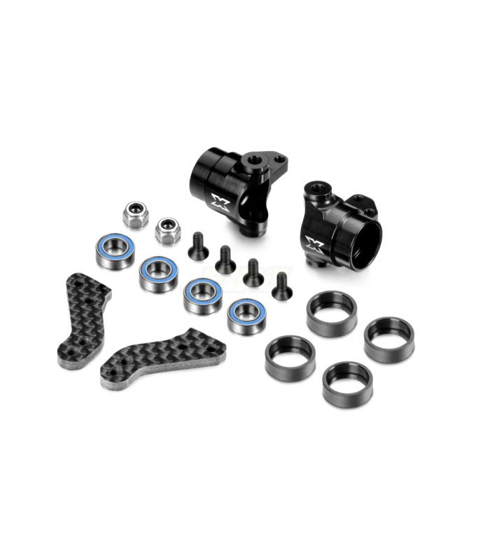 ALU STEERING BLOCKS WITH GRAPHITE EXTENSION PLATES - E1rc.com