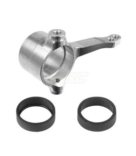 ALU STEERING BLOCK RIGHT FOR C-HUB SUSP.