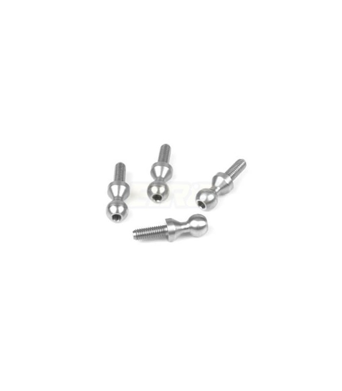 Ball Stud (5.5mm, long neck, 8mm thread, 4pcs) - E1rc.com