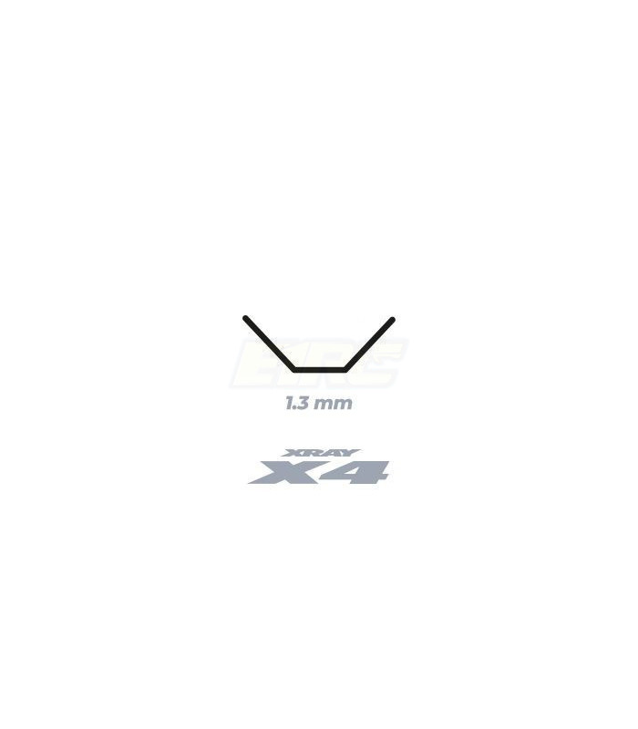 X4 ANTI-ROLL BAR - FRONT 1.3 MM - E1rc.com
