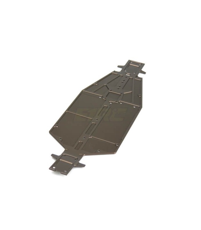 Chassis (revised, 7075, 3mm, hard anodized, lightened, ET410 EB410) - E1rc.com