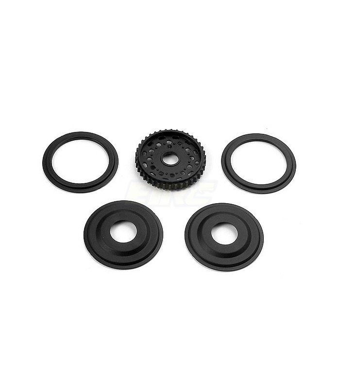 DIFF PULLEY 38T WITH LABYRINTH DUST COVERS - E1rc.com