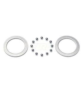 DIFF WASHER+ BALL STEEL 2.4 MM (2+12) SET