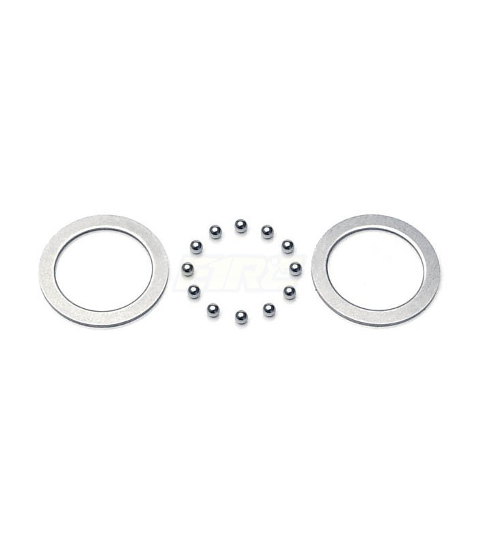 DIFF WASHER+ BALL STEEL 2.4 MM ( 2+12 ) SET - E1rc.com