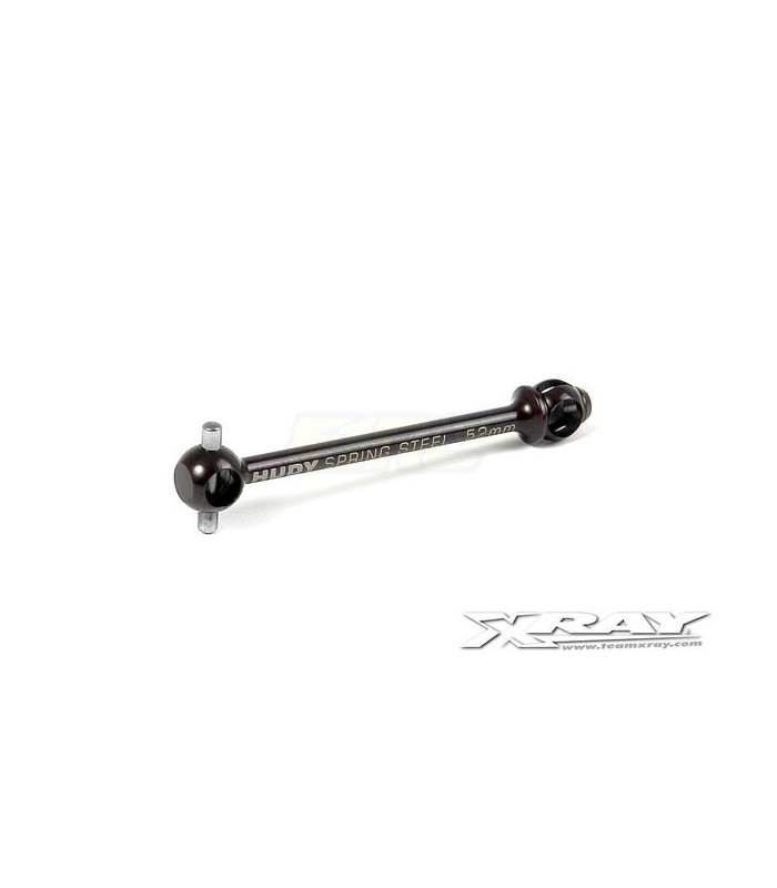 ECS DRIVE SHAFT 52MM - HUDY SPRING STEEL (1) - E1rc.com