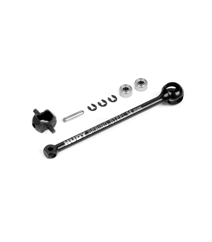 X4 CVD BB DRIVE SHAFT 54MM - HUDY SPRING STEEL™ - - E1rc.com