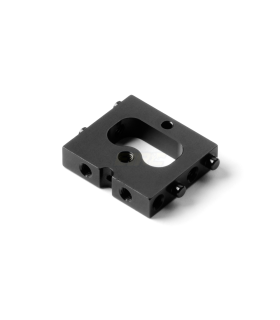 ALU FORWARD SERVO MOUNT - BLACK
