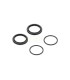 XLP2 ALU SHOCK ADJUSTABLE NUT - BLACK (2) - E1rc.com